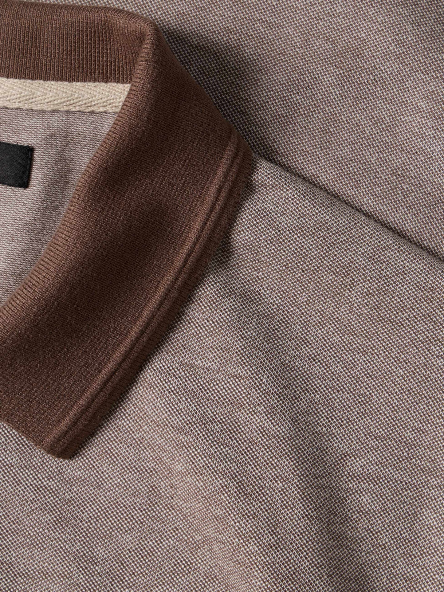 Polo em Malha Piquet 100% Algodão | Faixa em Contraste — S a XXL
