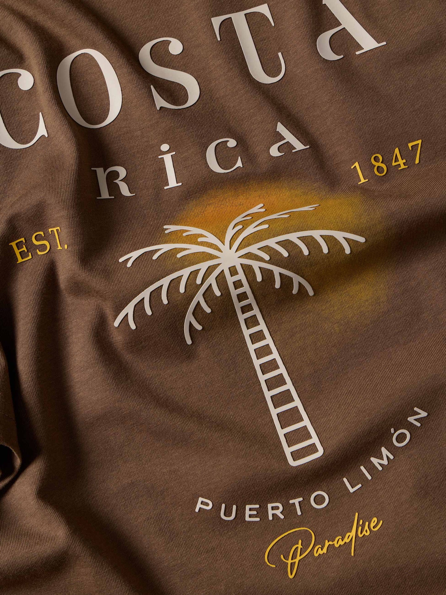 T-Shirt em Algodão com Estampado Frontal
