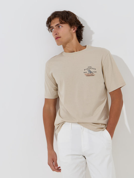 T-Shirt em Algodão com Estampado no Peito | Casual e Versátil — S a XXL