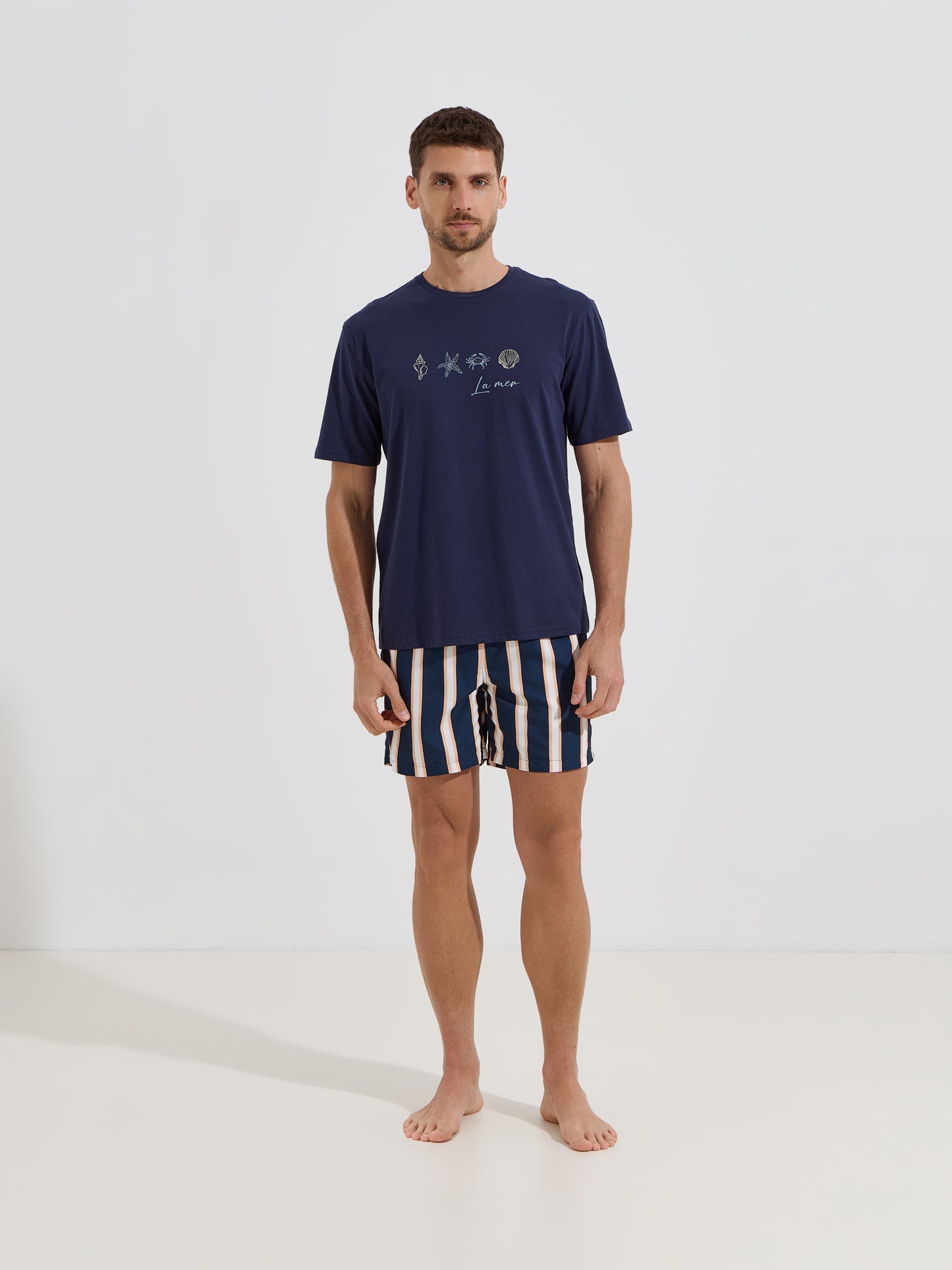T-Shirt Estampada em Algodão