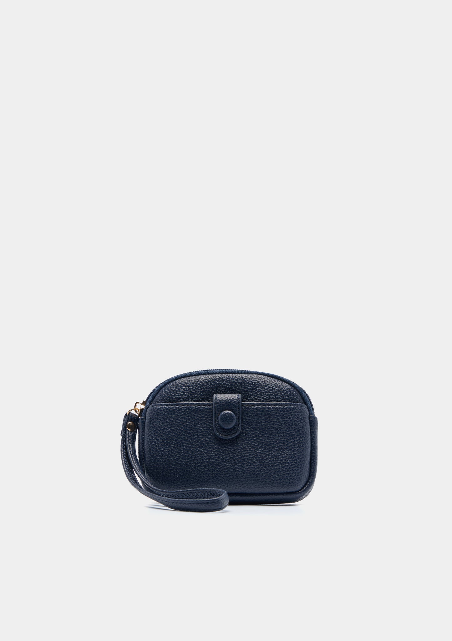 Porta-Moedas com Textura e Alça de Pulso