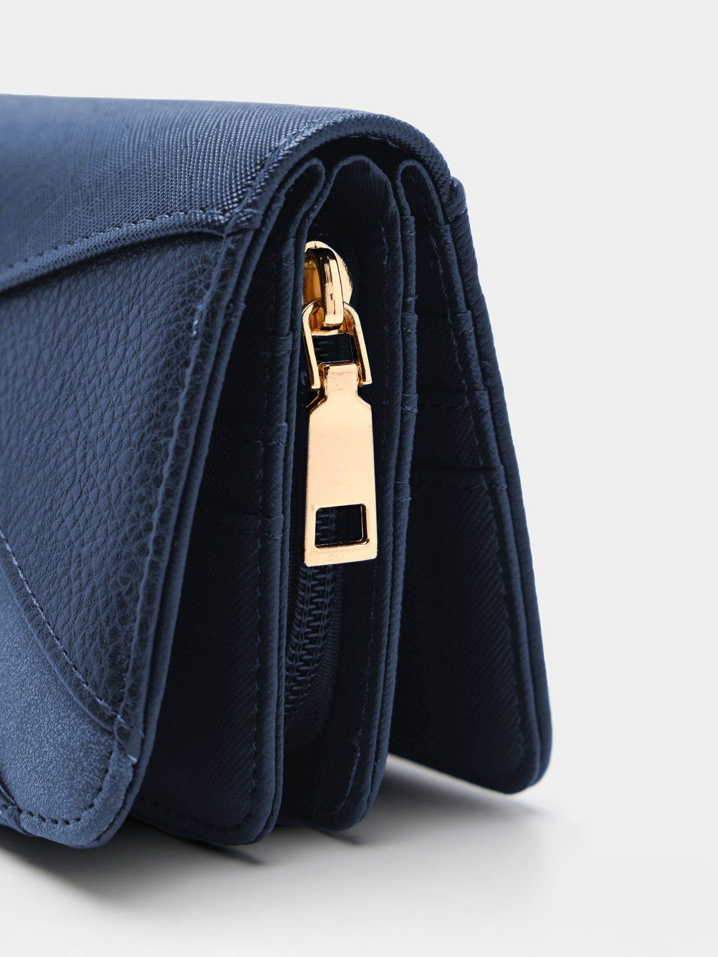 Porta-Moedas Dupla Aba com Fecho Zip