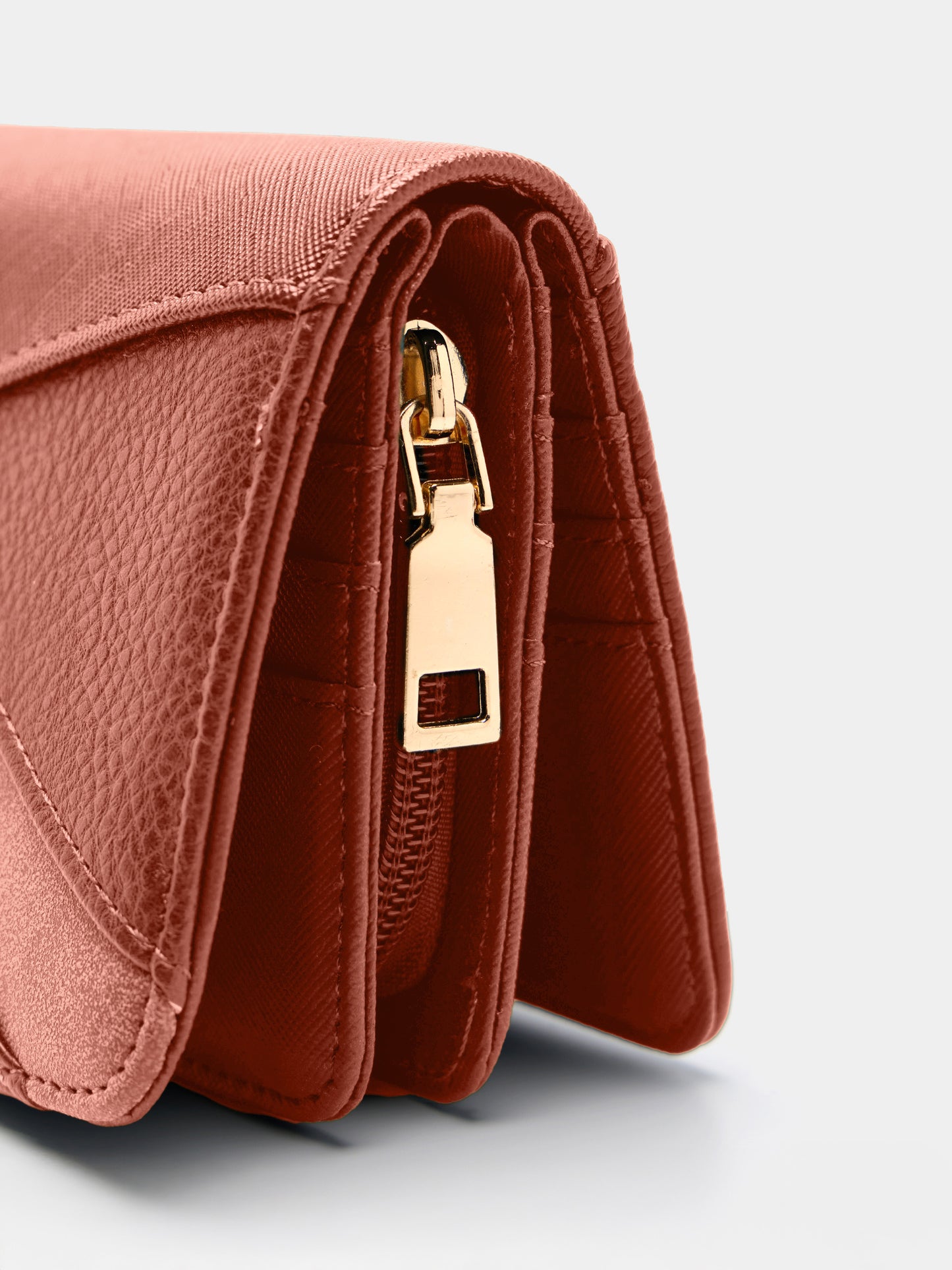 Porta-Moedas Premium Dupla Aba com Fecho Zip