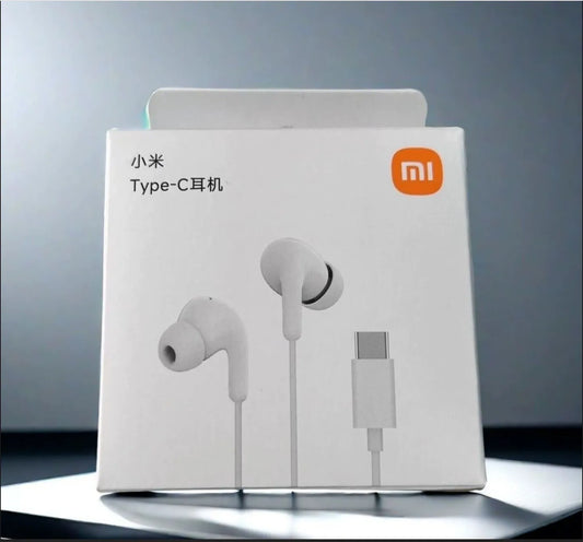 Auriculares com Fio Xiaomi Type-C — HiFi, Microfone, À Prova de Água | Redmi, POCO, Samsung