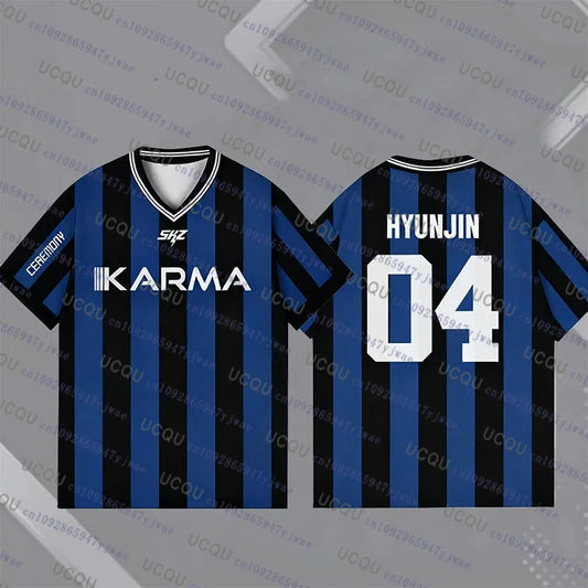 T-Shirt Oversize K-Pop Stray Kids | Streetwear Manga Curta Secagem Rápida | 8 Cores | 100 a 6XL