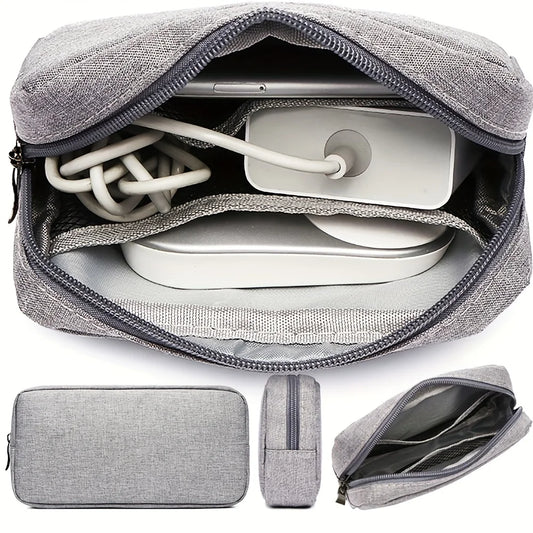 Bolsa Organizadora de Cabos e Eletrónicos — Travel Bag para SD Card e Power Bank