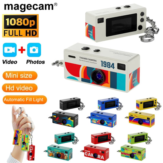 Magecam G6 Mini Câmara Digital Retro 1080P | Ecrã 0,96" | Flash | Cartão até 128GB
