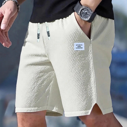 Shorts Masculinos Texturizados | Respirável | Casual e Praia | 3 Cores | XS ao XXL