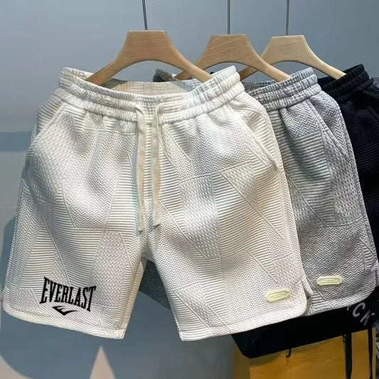 Shorts Masculinos Estampados — Casual, Respirável, Cintura Média, Comprimento Joelho | 3 Cores | S a XXXL