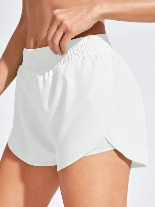 Shorts de Yoga Feminino — Sem Costura, Cós Alto, Secagem Rápida | S, M, L