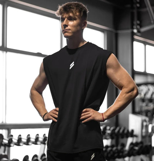 Camisola Sem Mangas Masculina — Secagem Rápida, Treino e Verão