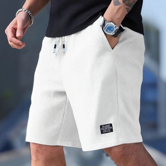 Shorts Masculinos Casuais Respiráveis | Praia e Desporto | 4 Cores | XS a XXL