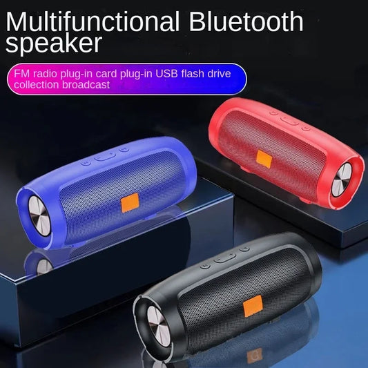 Coluna Bluetooth 5.0 Subwoofer Portátil — Surround 3D Estéreo, Rádio FM, Cartão TF | Camping