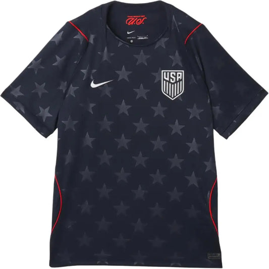 Camisa de Futebol Nike Edição Torcedor Copa do Mundo 2026 EUA Dri-FIT Gola Redonda Pulôver Estampada Manga Curta