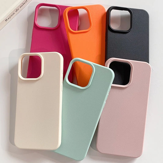 Capa Silicone TPU Macio Anti-Choque iPhone — 4 Cores, iPhone 11 ao 17