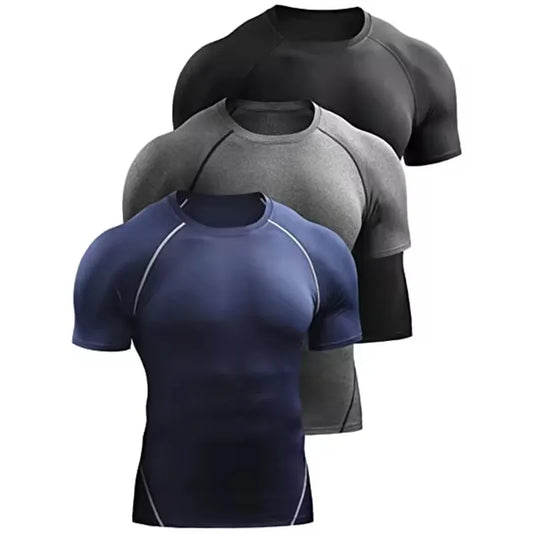 Dry Fit Masculino — Camiseta de Compressão, Secagem Rápida e Treino