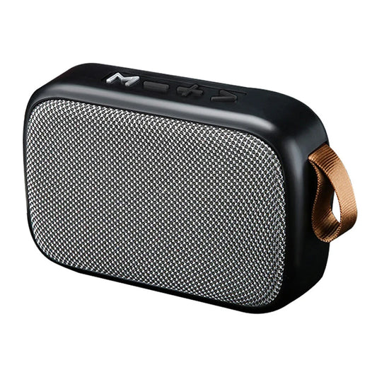 Coluna Bluetooth Portátil em Tecido — HiFi 3D Estéreo, Rádio FM, Cartão SD | 5 Cores