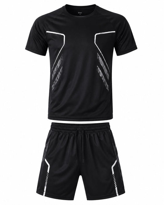 Conjunto Desportivo Masculino T-shirt e Shorts de Verão