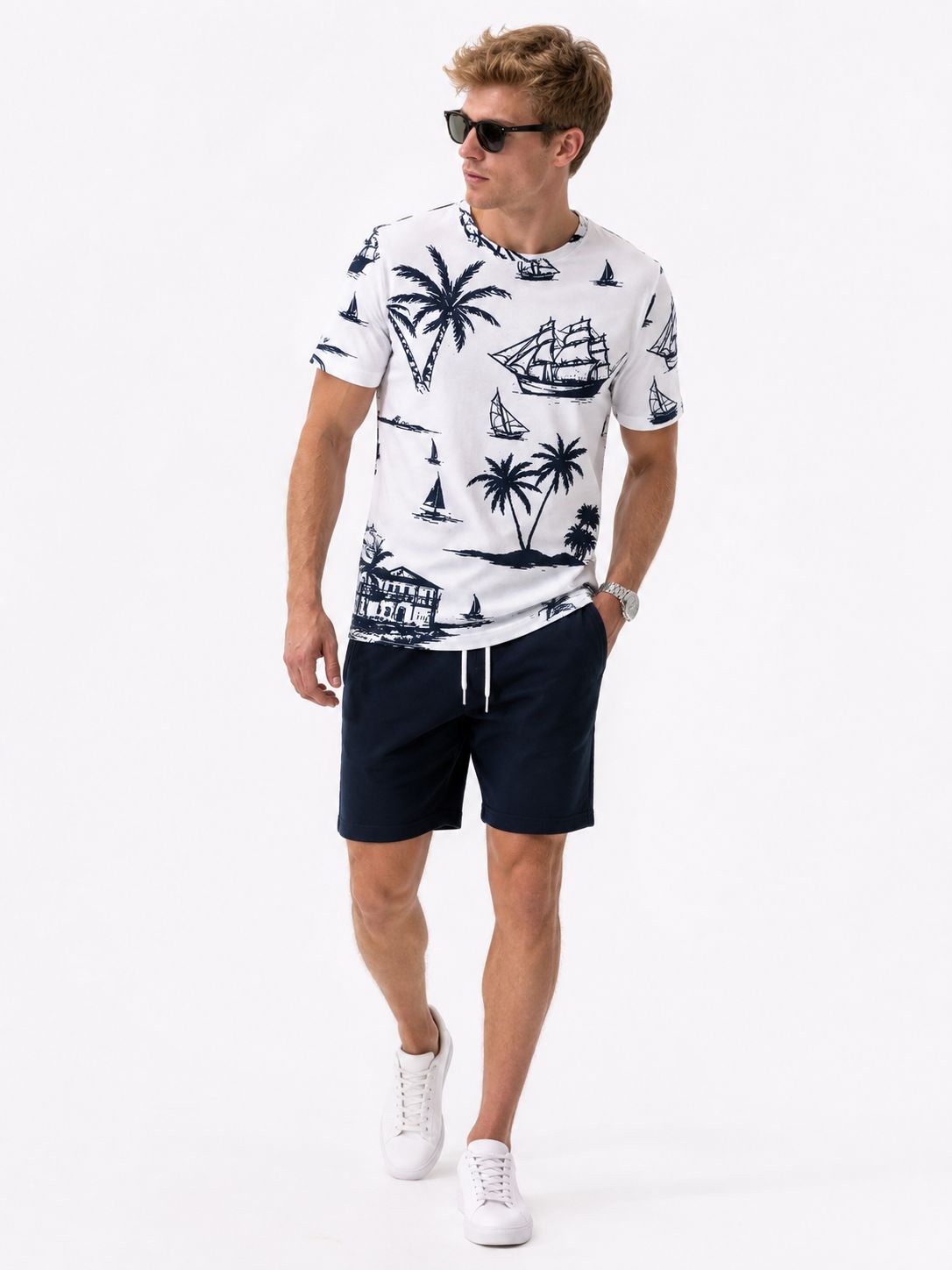 Conjunto Havaiano Masculino