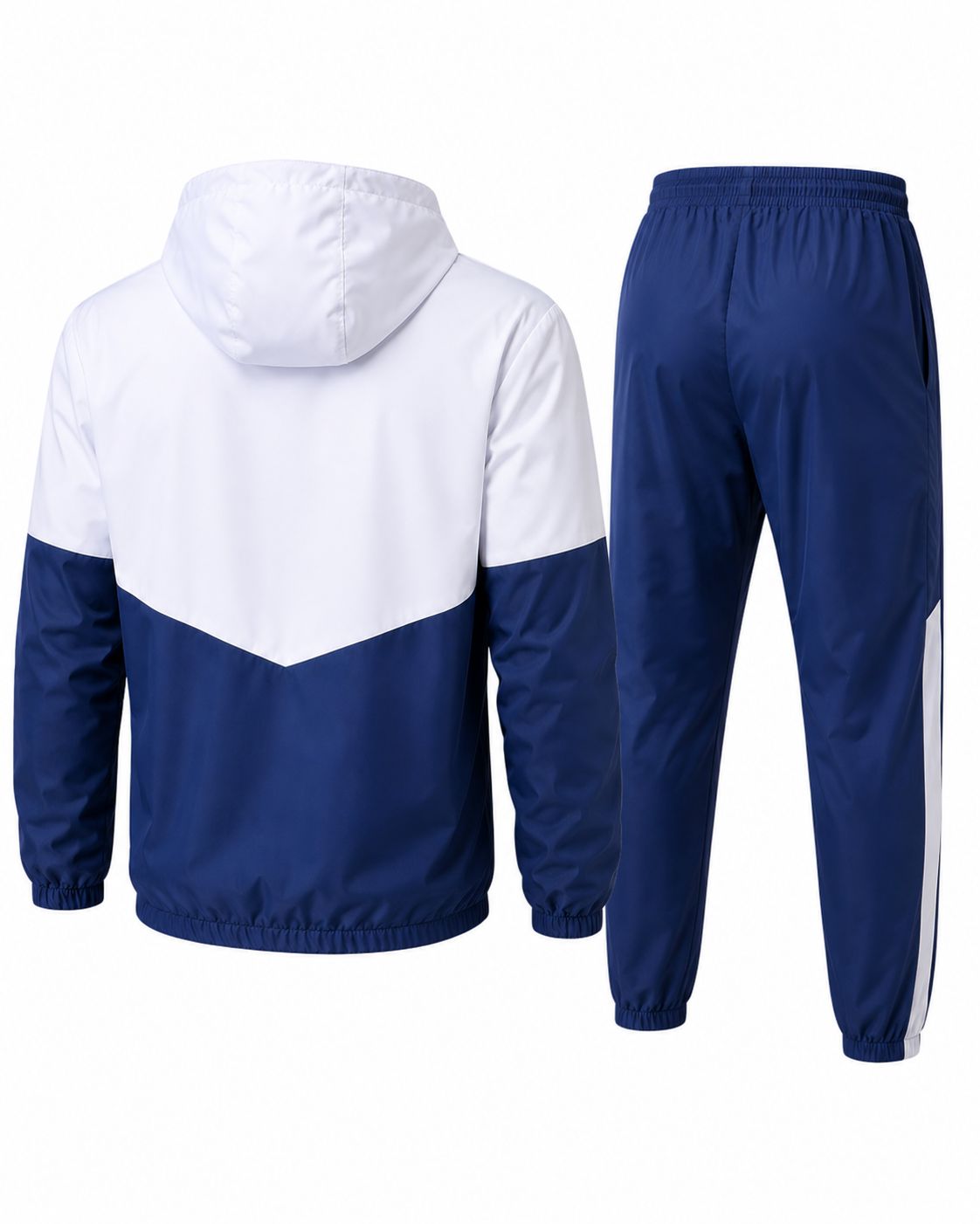 Conjunto Desportivo Masculino Hoodie e Calças Patchwork
