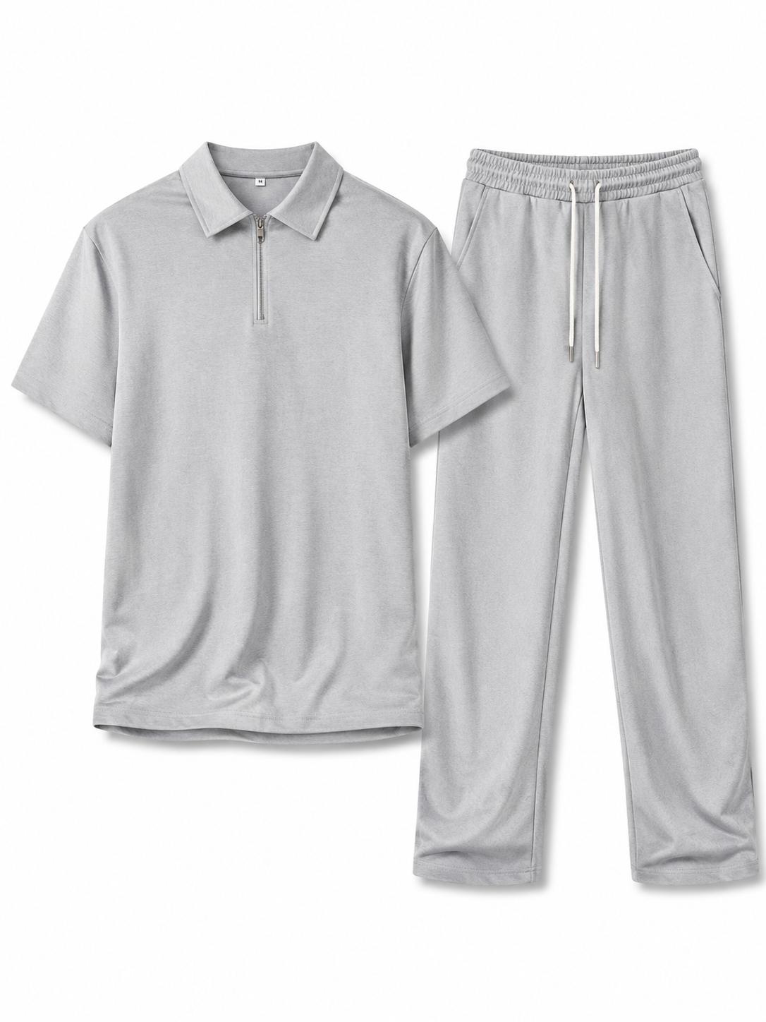 Conjunto Casual Masculino em Malha Waffle