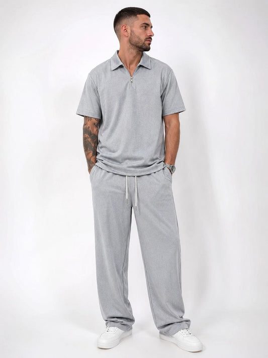 Conjunto Casual Masculino em Malha Waffle
