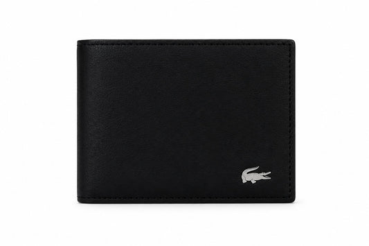 Carteira Lacoste Fitzgerald Masculina em Couro — Original