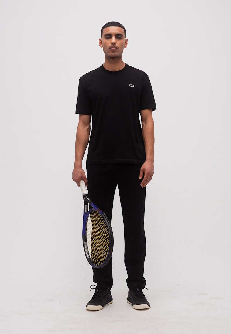 Lacoste Sport | Calças de Fato de Treino Pretas Ténis | Sweat Respirável