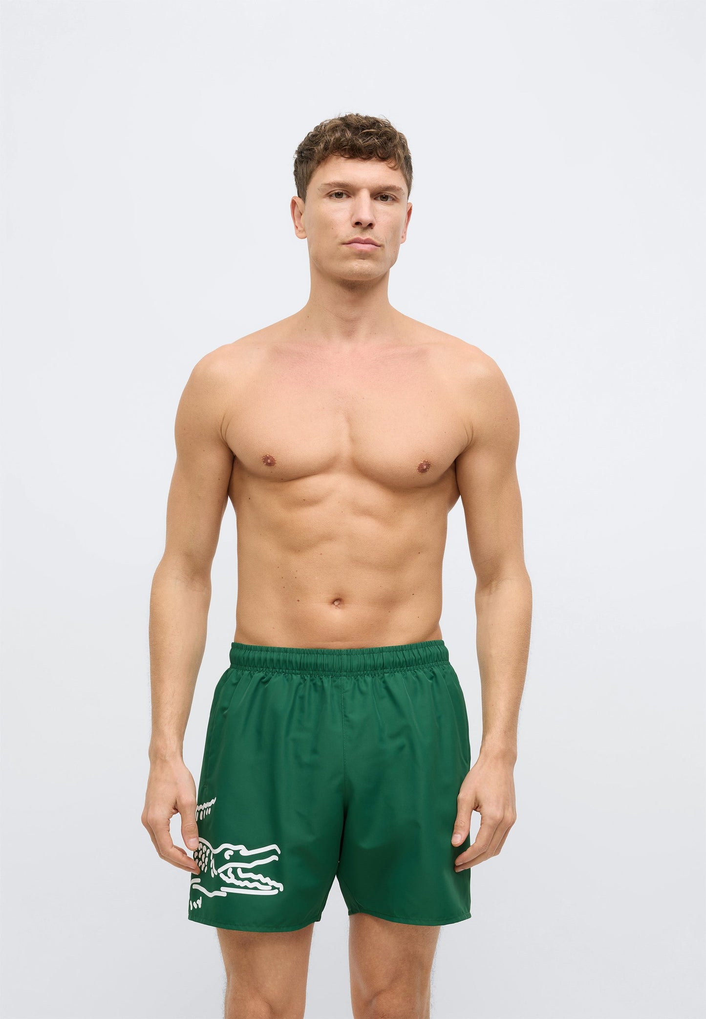 Lacoste | MAILLOT DE BAIN Calções de Banho Verde | Forro Integrado