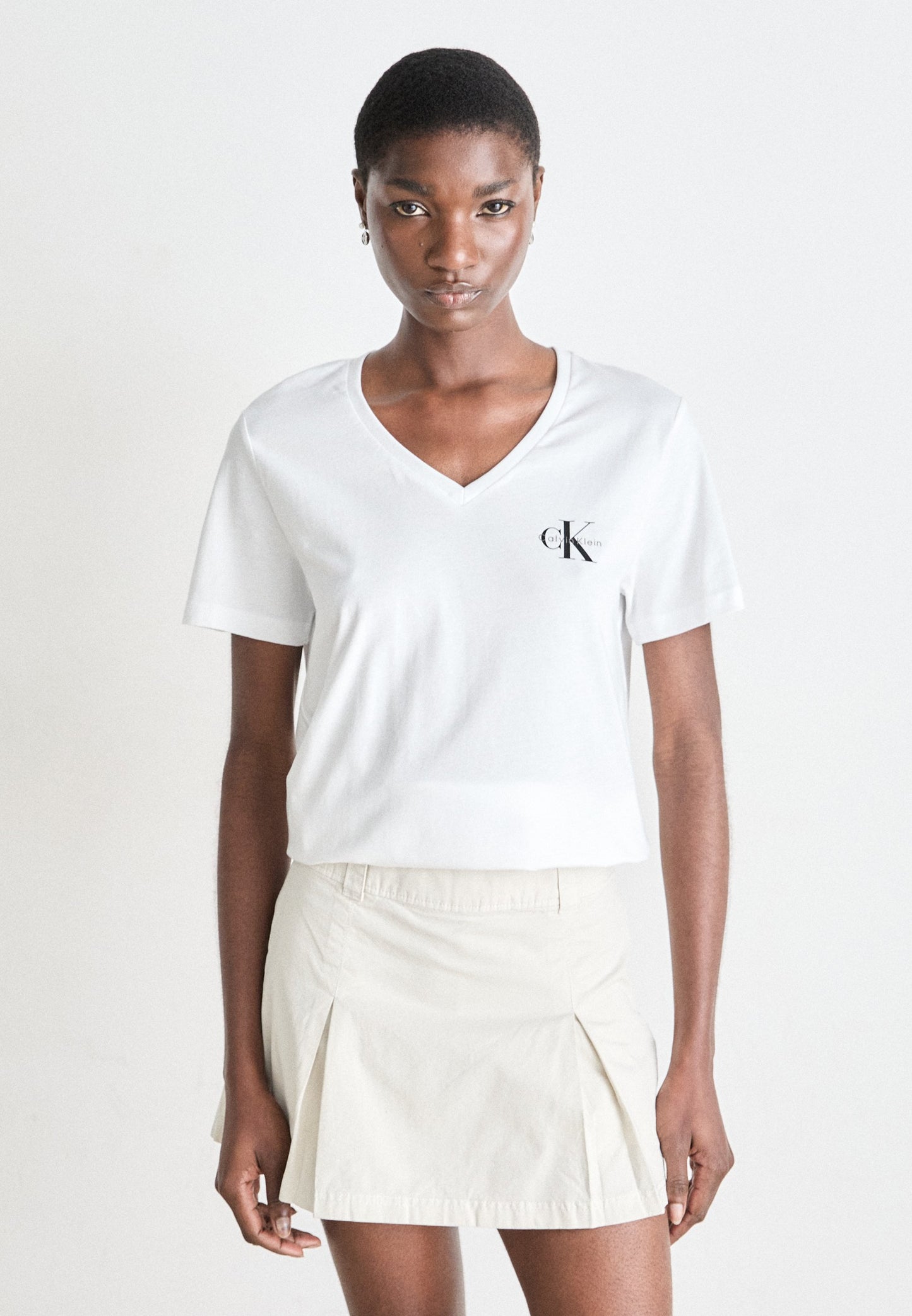 MONOLOGO TEE 2 PACK — T-Shirt Básica Calvin Klein | Black/White