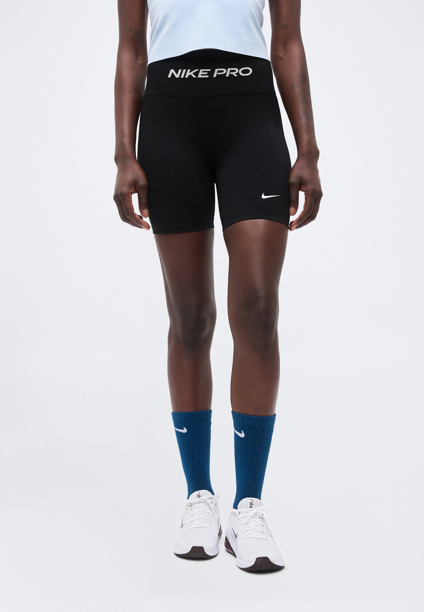 Nike Performance | Leggings Pretas/Brancas Dri-FIT | Treino e Fitness
