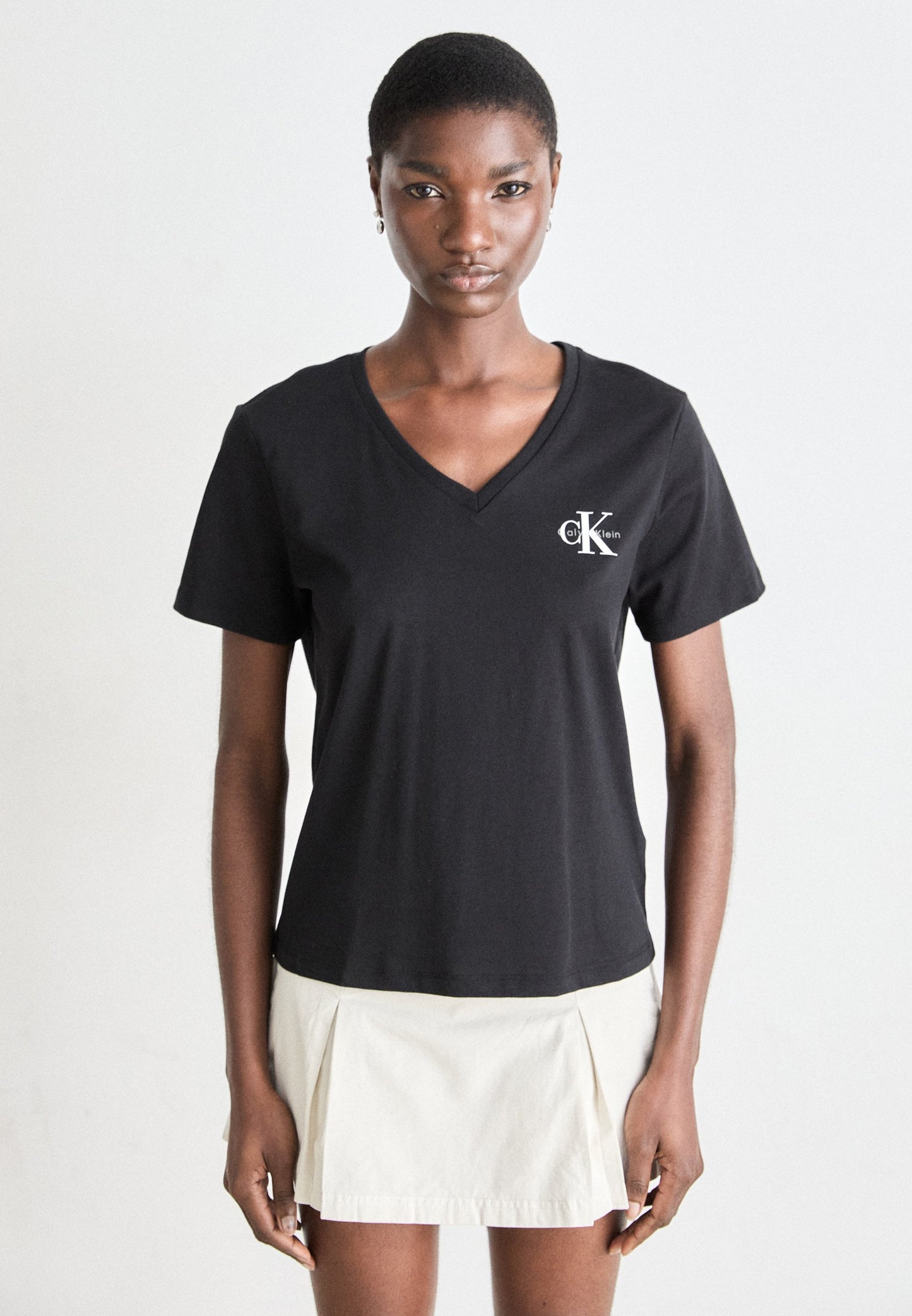 MONOLOGO TEE 2 PACK — T-Shirt Básica Calvin Klein | Black/White