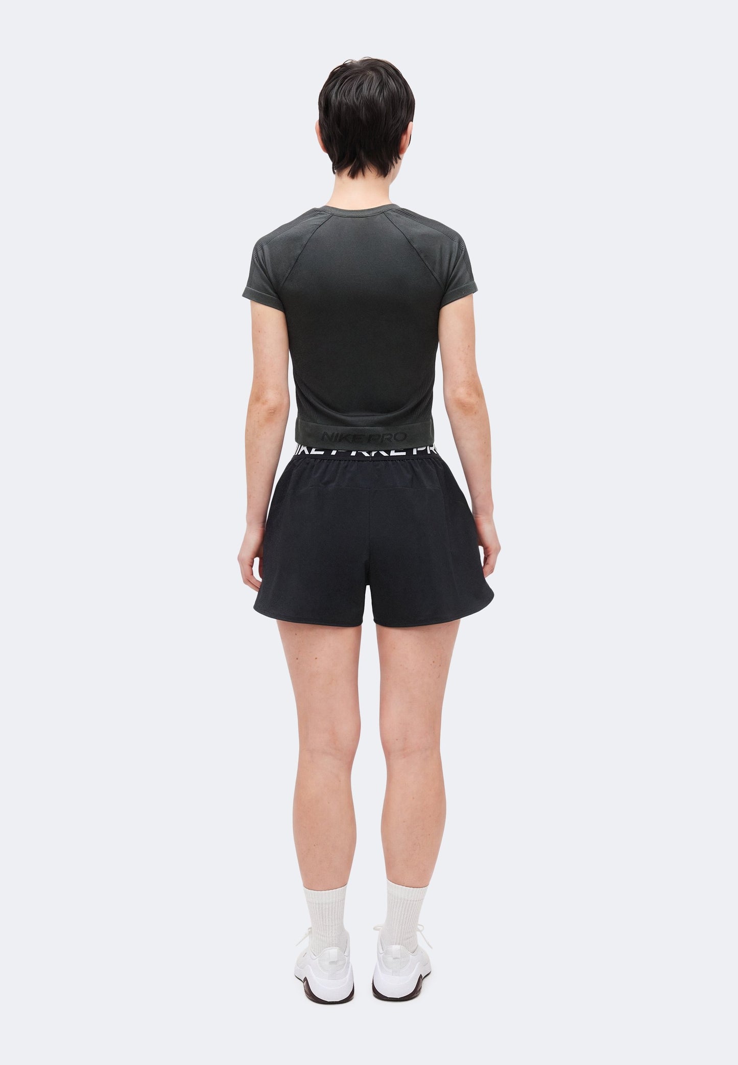 Nike Performance | SHORT Calções Desportivos Pretos com Leggings Integradas