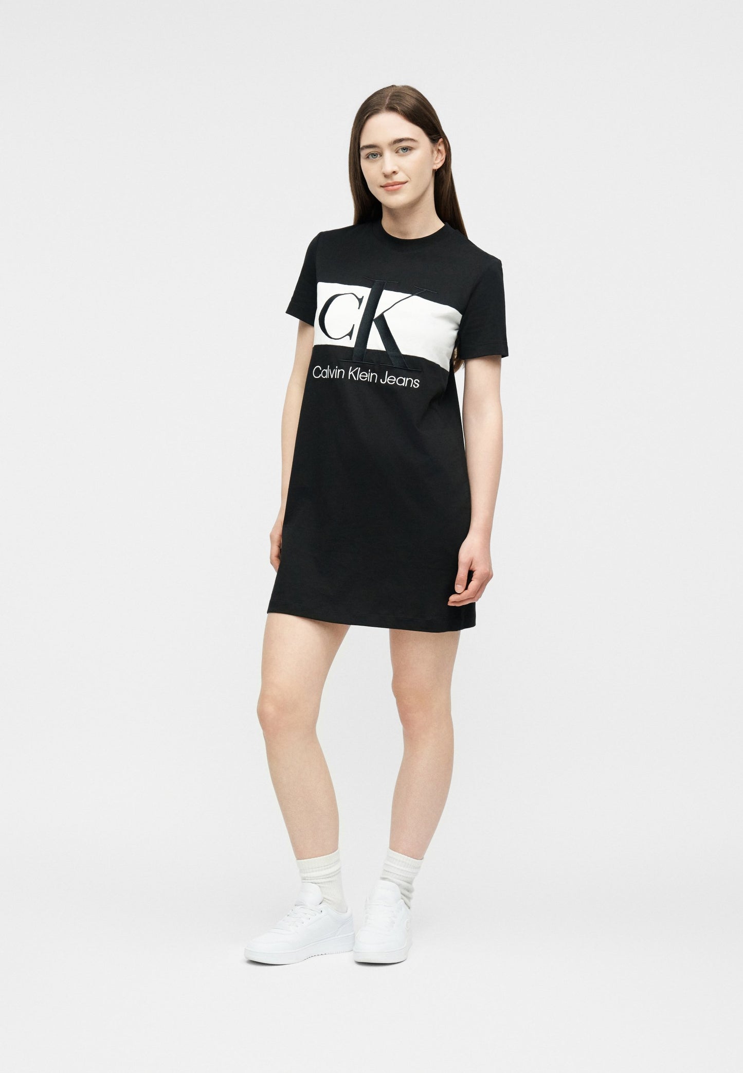 BLOCKING — Vestido T-Shirt Calvin Klein | Black