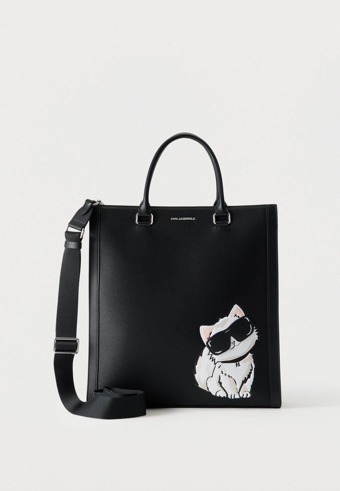 KARL LAGERFELD | CHOUPETTE TOTE Saco de Mão Preto